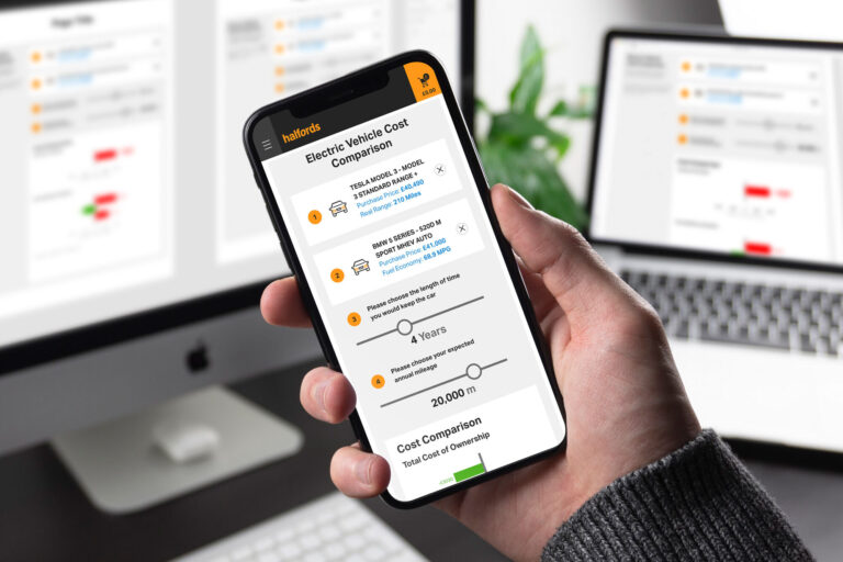Halfords electric compare development image 