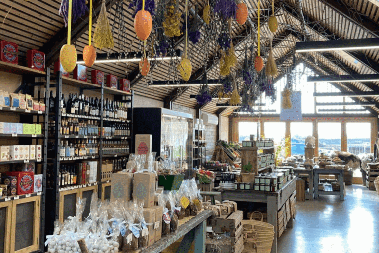 Studio Scrapbook: April 2022- Durslade farmshop inside view 