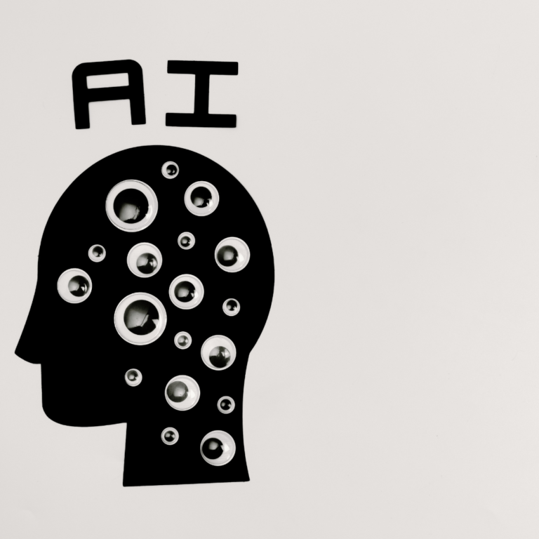 Ai Image of head with eyes