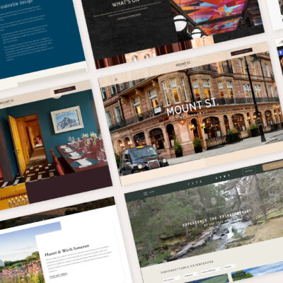 Design and development of an estate of websites.