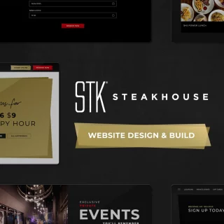 Last year, we worked with STK (@eatstk), an international steakhouse restaurant, to design and build a new website. The project involved understanding the STK brand and how to bring it to life online, as well as tackling technical challenges related to multiple global locations.

The final result is a robust website that not only looks stunning but also delivers a seamless user experience - wherever you are in the world.