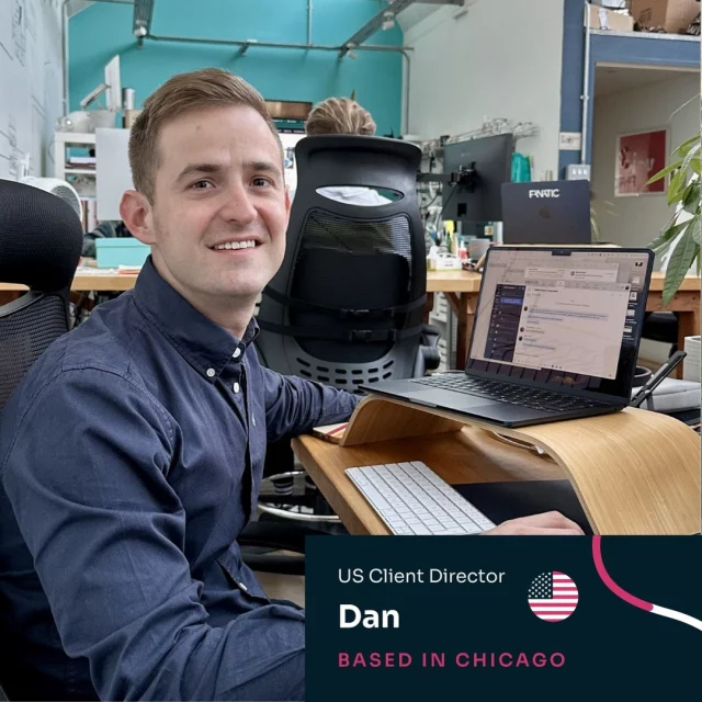Fanatic is growing beyond the UK - and we’re excited to welcome Dan, our new US-based Client Director! 🇺🇸👋

Based in Chicago, Dan will be supporting our growing number of clients across the US, helping strengthen our presence stateside and bringing our collaborative approach to new time zones.

Dan has spent most of his career in marketing, with a particular focus on technology that powers customer loyalty. But his journey into digital began in a slightly unexpected place - while working at an audit firm after university, he started managing their website and social channels, sparking a curiosity that’s shaped his career path ever since.

Outside of work, Dan's fan of trying new restaurants, exploring new cities and keeping his many houseplants thriving.

Fun fact: he once came second in a Mutton Bustin’ contest at a rodeo in Colorado at the age of six. (Yes we had to google it too!)